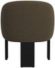 Elements International Modern Brushed Espresso/Joy Cocoa Chair-4