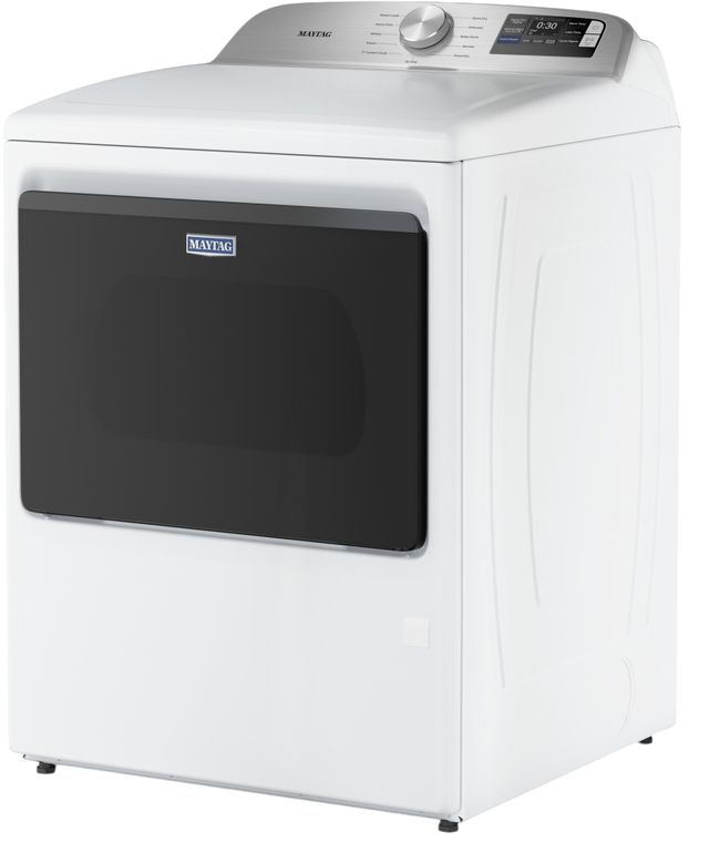 Maytag® 7.4 Cu. Ft. White Smart Front Load Electric Dryer with Extra Power-4