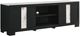 Crown Mark Rangley Black TV Stand with Sliding Door-0