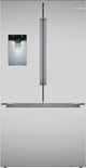 Bosch® 100 Series 36" 21.6 Cu. Ft. Anti-Fingerprint Stainless Steel Counter Depth French Door Refrigerator-0