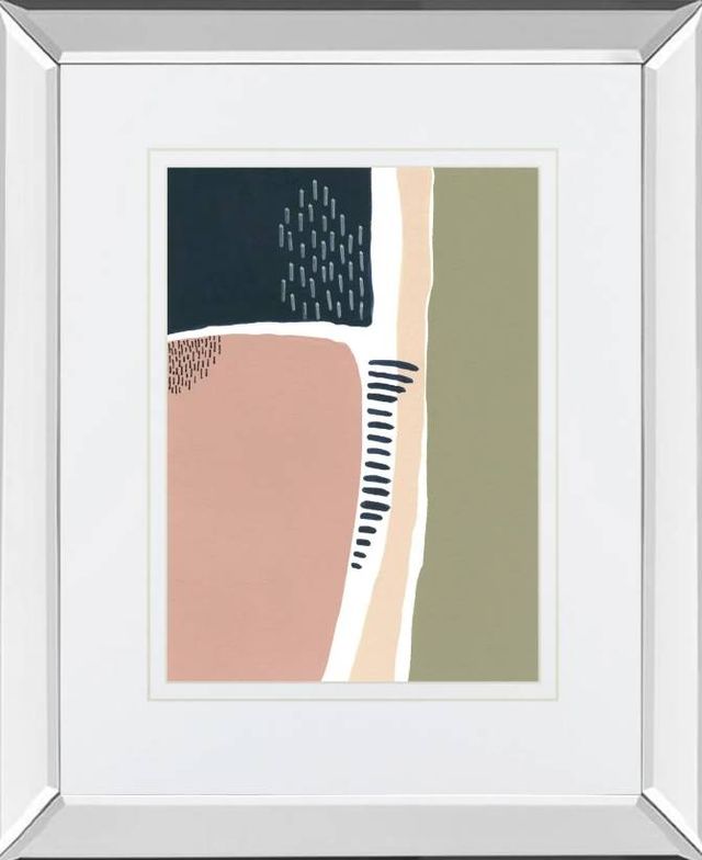 Classy Art Simple Marks I by Regina Moore Mirrored Frame Wall Art-0