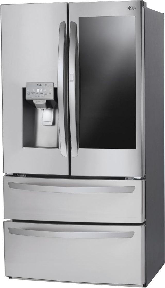 LG 36" 27.6 Cu. Ft. PrintProof™ Stainless Steel Smart Wi-Fi Enabled French Door Refrigerator with InstaView® Door-in-Door®-4