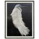 Stylecraft Textured Egret I Black/White Wall Art-0