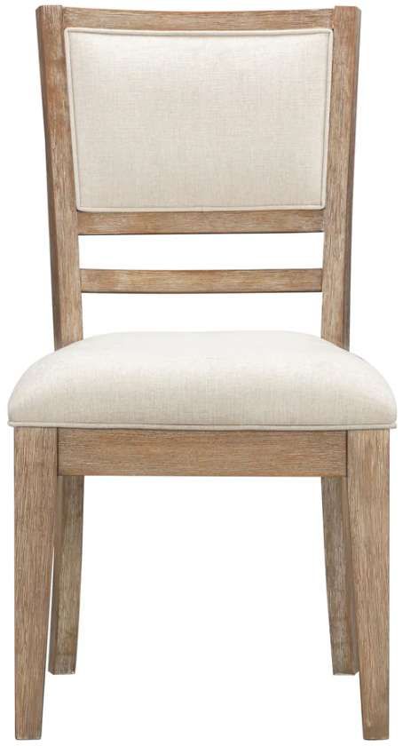 Parker House® Breckenridge Beige/Mocha Medium Brown Dining Chair-2