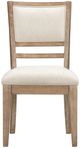 Parker House® Breckenridge Beige/Mocha Medium Brown Dining Chair-2