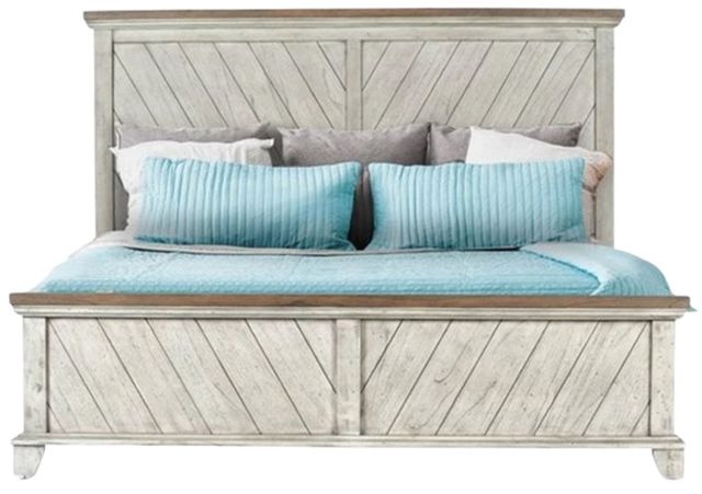 Steve Silver Co. Bear Creek 5-Piece Honey Smoke/White Smoke Queen Bedroom Set-2