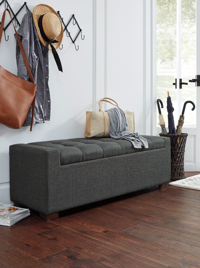 Signature Design by Ashley® Cortwell Gray Storage Bench-5