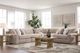 Signature Design by Ashley® Nexora-Court 5-Piece Burlap Sectional-2