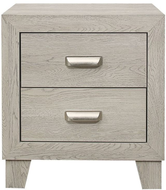Mazin Furniture Quinby Light Brown Nightstand-0