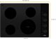 Whirlpool® 30" Black Electric Cooktop with Dual Radiant Element-1