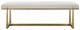Uttermost® Midas Antique Gold/Driftwood Accent Bench-3