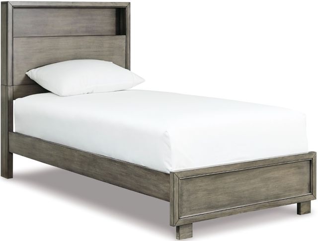 Signature Design by Ashley® Arnett 6-Piece Gray Full Bookcase Bed Set-1