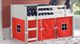 Donco Kids Louver Red/White Youth Twin Loft Bed with Tent Kit-1
