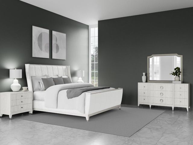 Riverside Furniture Hepburn Platinum Drift Mirror-3
