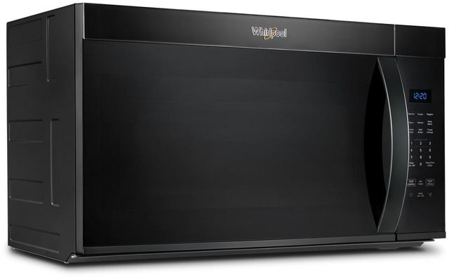 Whirlpool 30" 1.1 Cu. Ft. Black Over the Range Microwave-2