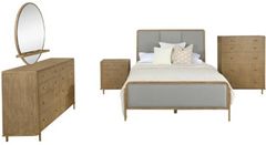 Coaster® Arini 5-Piece Gray/Sand Wash Queen Bedroom Set