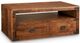 Handstone Customizable Saratoga Heritage Nutmeg 2 Drawers Coffee Table-0