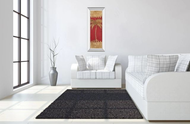 Classy Art Palm Pizzazz Il by Angela Ferrante Mirror Framed Wall Art-3