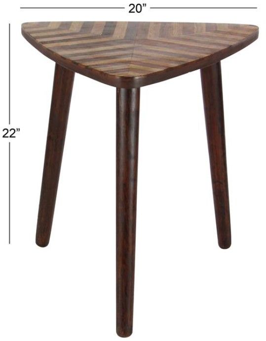 Deco Marche Brown Accent Table-2