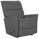 La-Z-Boy® Rowan Graphite Leather Manual Rocking Recliner-0