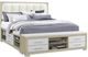 Global Furniture USA Emma 5-Piece Natural/White King Storage Panel Bedroom Set-2