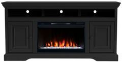 Legends Home Charleston Black 64'' Fireplace Console