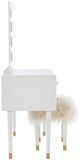 Linon Cammie 2-Piece White Vanity Mirror Set-3