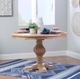 Powell® Banks Rustic Honey Round Dining Table-1