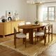 LR Home Scallop Natural/Ivory 5'x8' Area Rug-4