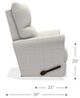 La-Z-Boy® Rowan Dove Manual Rocking Recliner-4