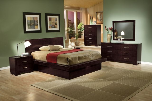 Coaster® Jessica King Side Rails and Footboard Panel-2