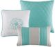 Olliix by Madison Park Aqua Queen Lola Comforter Set-2
