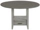 American Wholesale Furniture Palisade 5-Piece Gray Counter Height Set-2