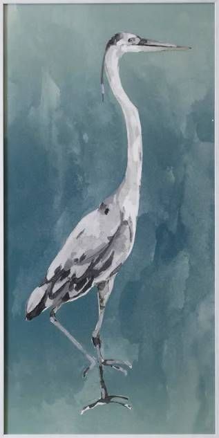 StyleCraft Egret on Azure II Wall Art-1