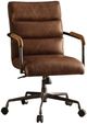 ACME Furniture Harith Retro Brown Leather Office Chair-0