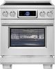 FORNO® Maximus Series Alta Qualita 30" Stainless Steel Freestanding Induction Range-0