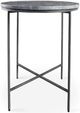 Bassett® Furniture Halifax Black/Dark Pewter Round End Table-2
