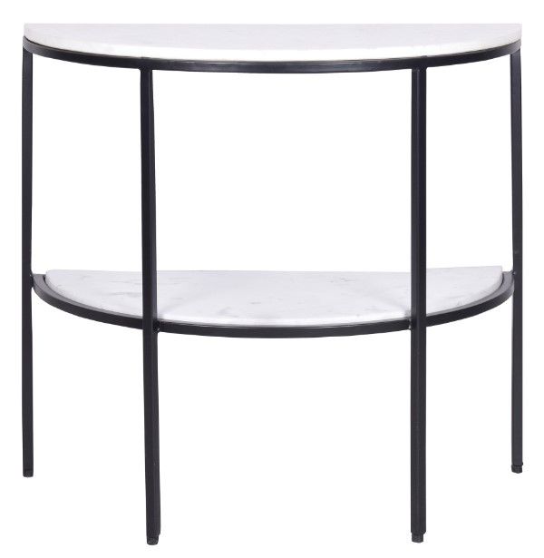 Moe's Home Collection Lazlo White Side Table -1