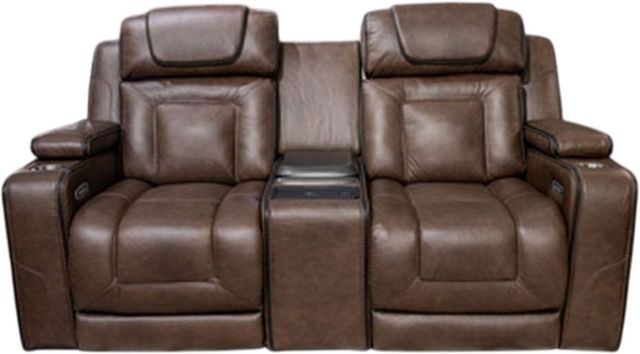 Signature Design by Ashley® Mestrino Hickory Power Reclining Loveseat-2