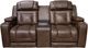 Signature Design by Ashley® Mestrino Hickory Power Reclining Loveseat-0