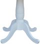 John Thomas Furniture® Dining Essentials Pure White Round Dining Table with Pure White Tranditional Pedestal Base-2