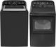 GE® Diamond Gray Top Load Washer & Electric Dryer Laundry Pair-0
