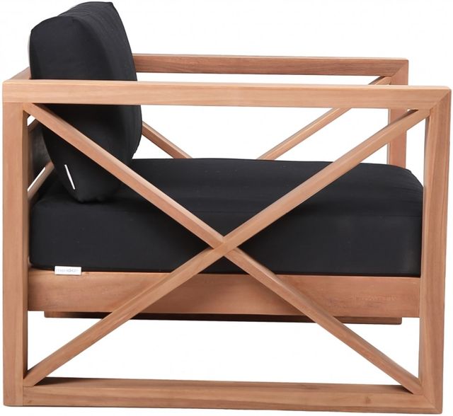 Meridian Furniture Anguilla Black Fabric Outdoor Accent Chair-2