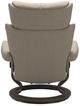 Stressless® by Ekornes® Customizable Magic Medium Manual Recliner and Ottoman with Classic Base-3