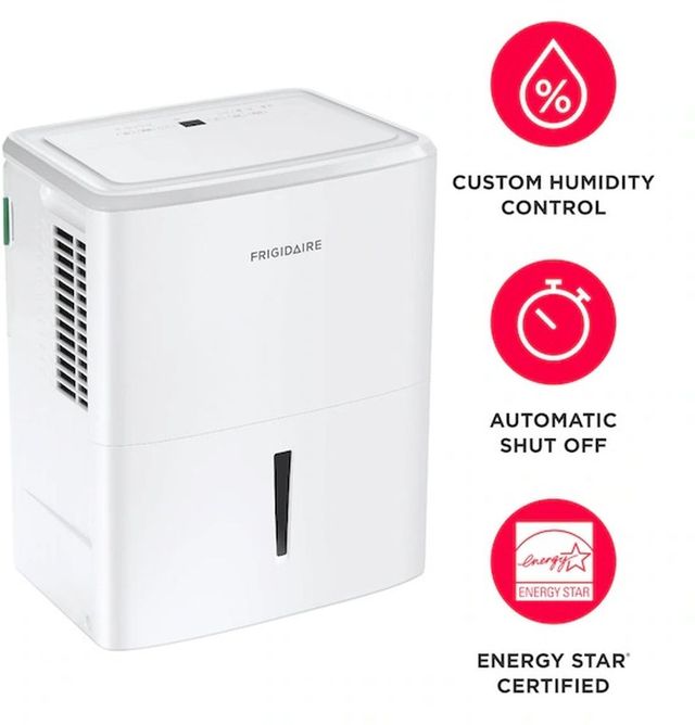 Frigidaire® 50 Pint White Dehumidifier-4