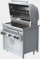 Kalamazoo™ Hybrid Fire K750HB 3-Burner Stainless Steel Built In Natural Gas Grill-4