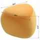 Stylecraft River Rock Gold Yellow Ottoman-3