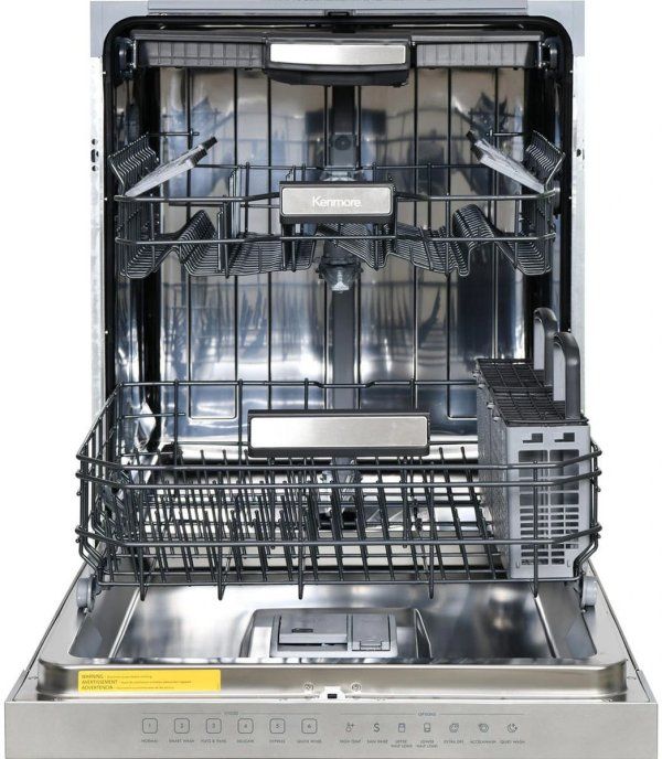 Kenmore® 24" Fingerprint Resistant Stainless Steel Top Control Built-In Dishwasher with TurboDry™-3