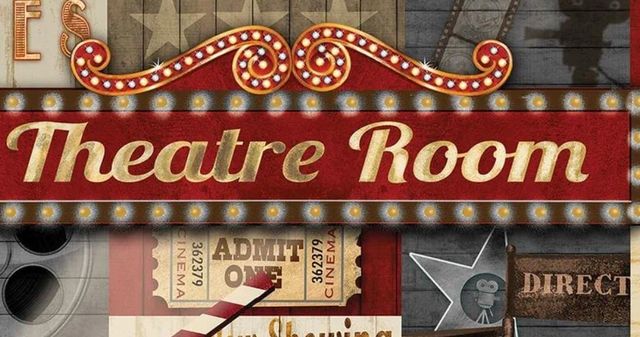 Classy Art Theatre Room by Conrad Knutsen Wall Art-1