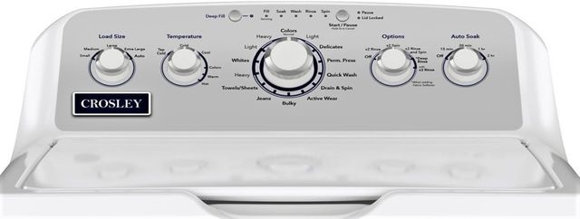 Crosley® 4.2 Cu. Ft. White Top Load Washer-1